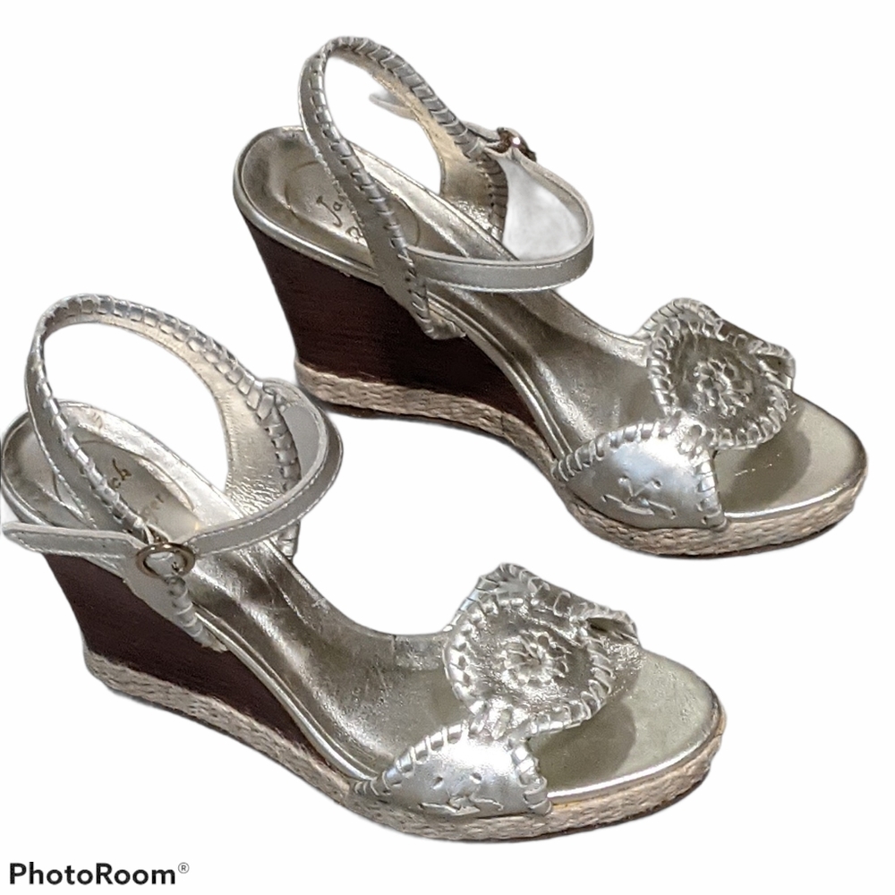Jack Rogers wedge sandals 7M